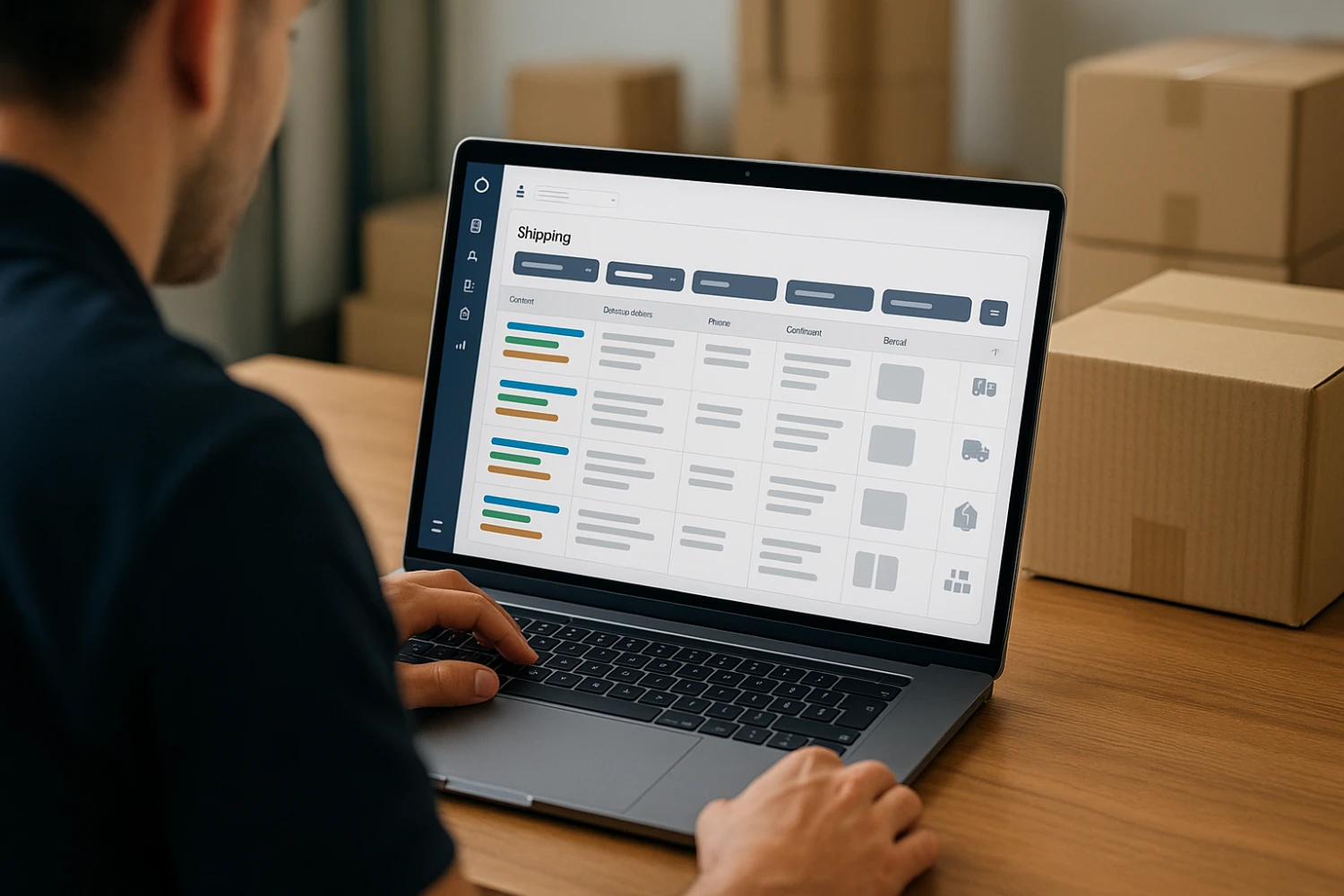 Central courier management dashboard for Greek e shops