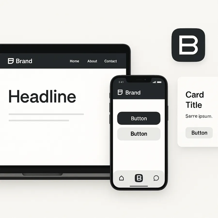 Digital branding applied to websites and apps
