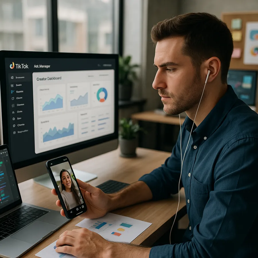 Full marketing funnel integrating Meta TikTok and Google ads