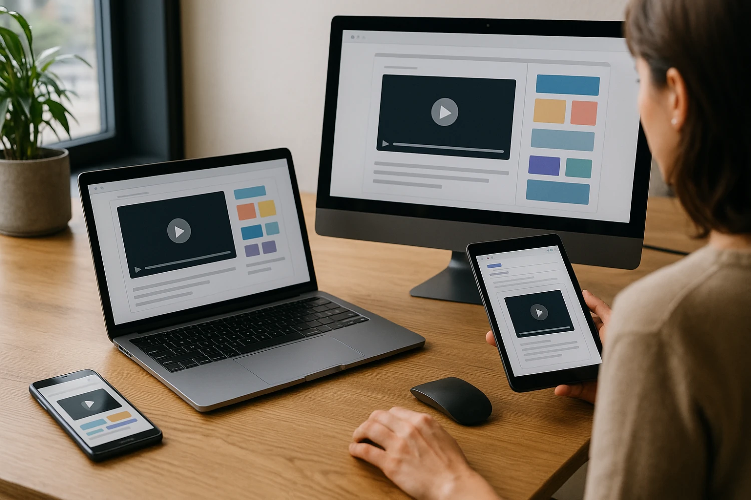 Brand videos embedded on websites and emails