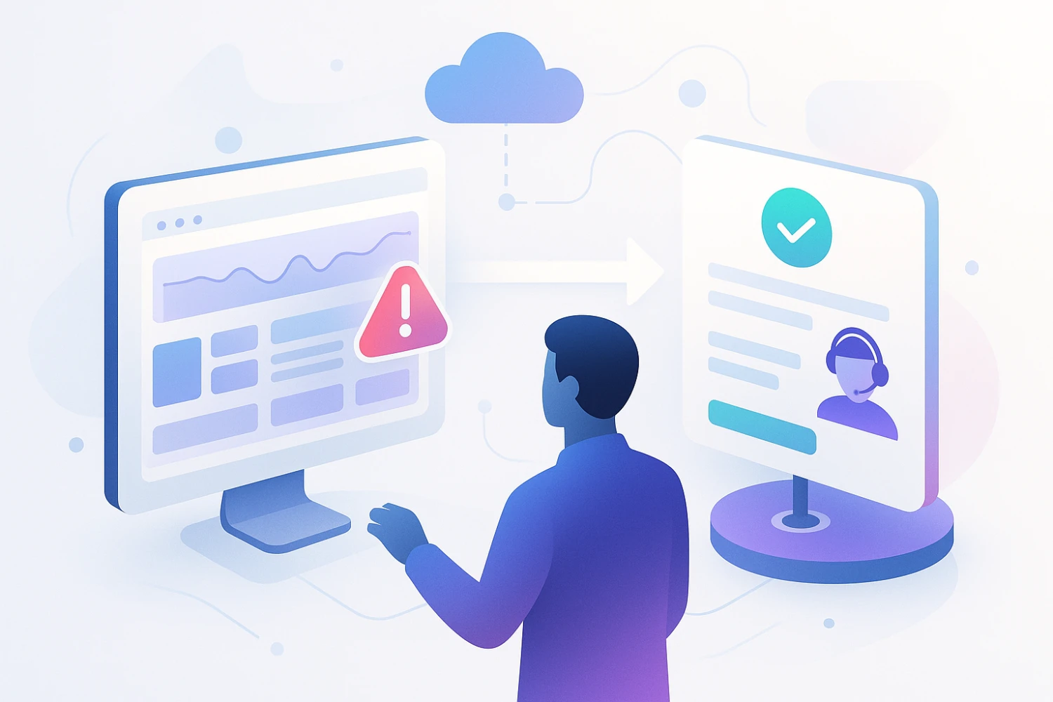 Integration of monitoring with technical support plans and SLAs