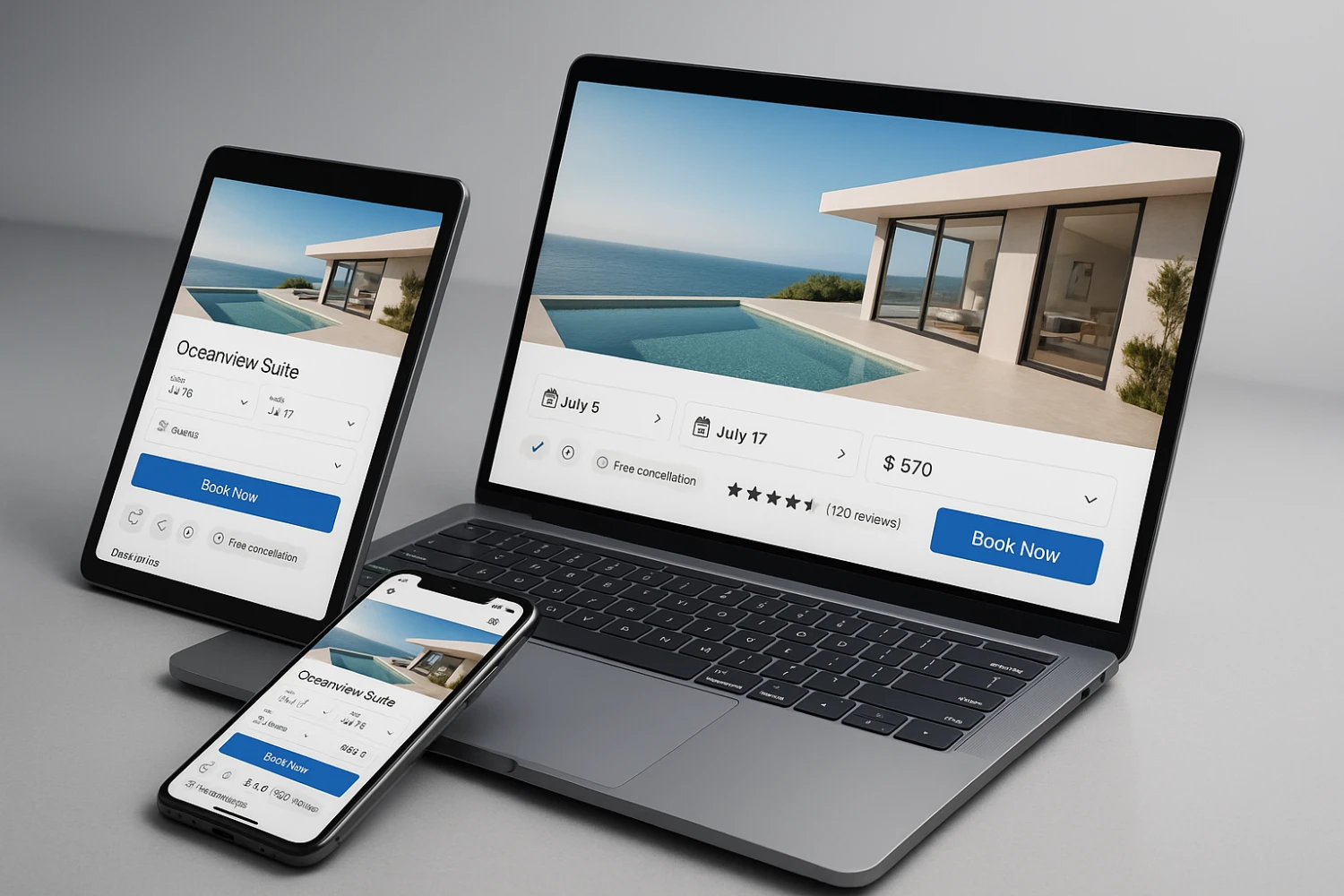 Booking Platform UX UI Design
