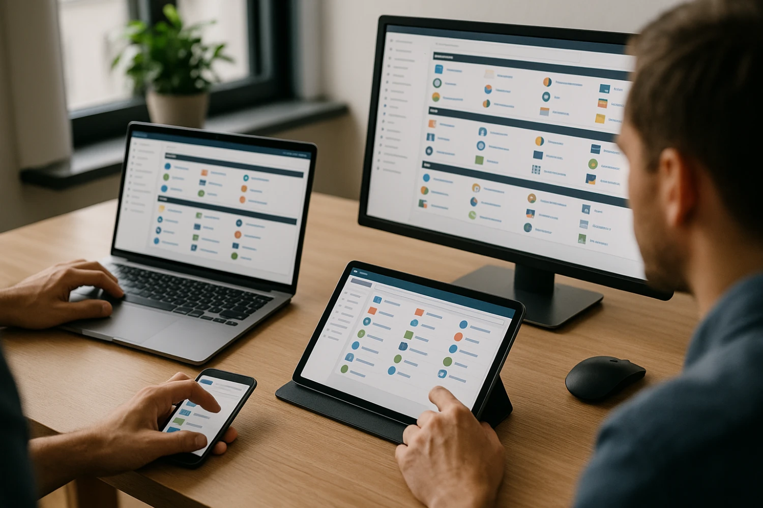 cPanel and Plesk dashboards for shared hosting management